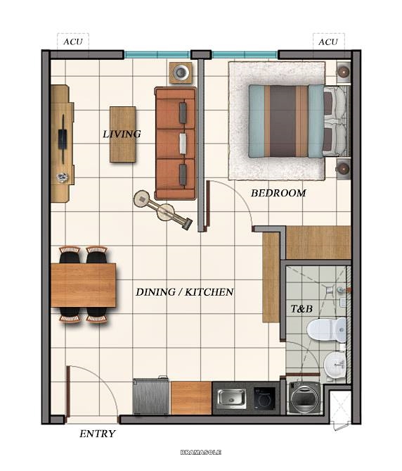 Castellana Towers 1br-deluxe - Condo for Sale in Baliwag Bulacan (Tower 1) Castellana Towers