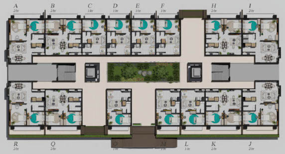Praya 1-br - Condo for Sale in Puerto Princesa (Tower 1) Praya