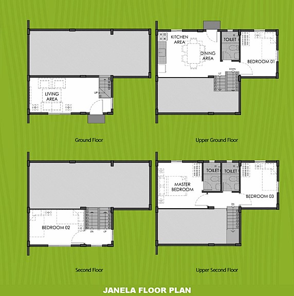 Janela Floor Plan House and Lot in Evia